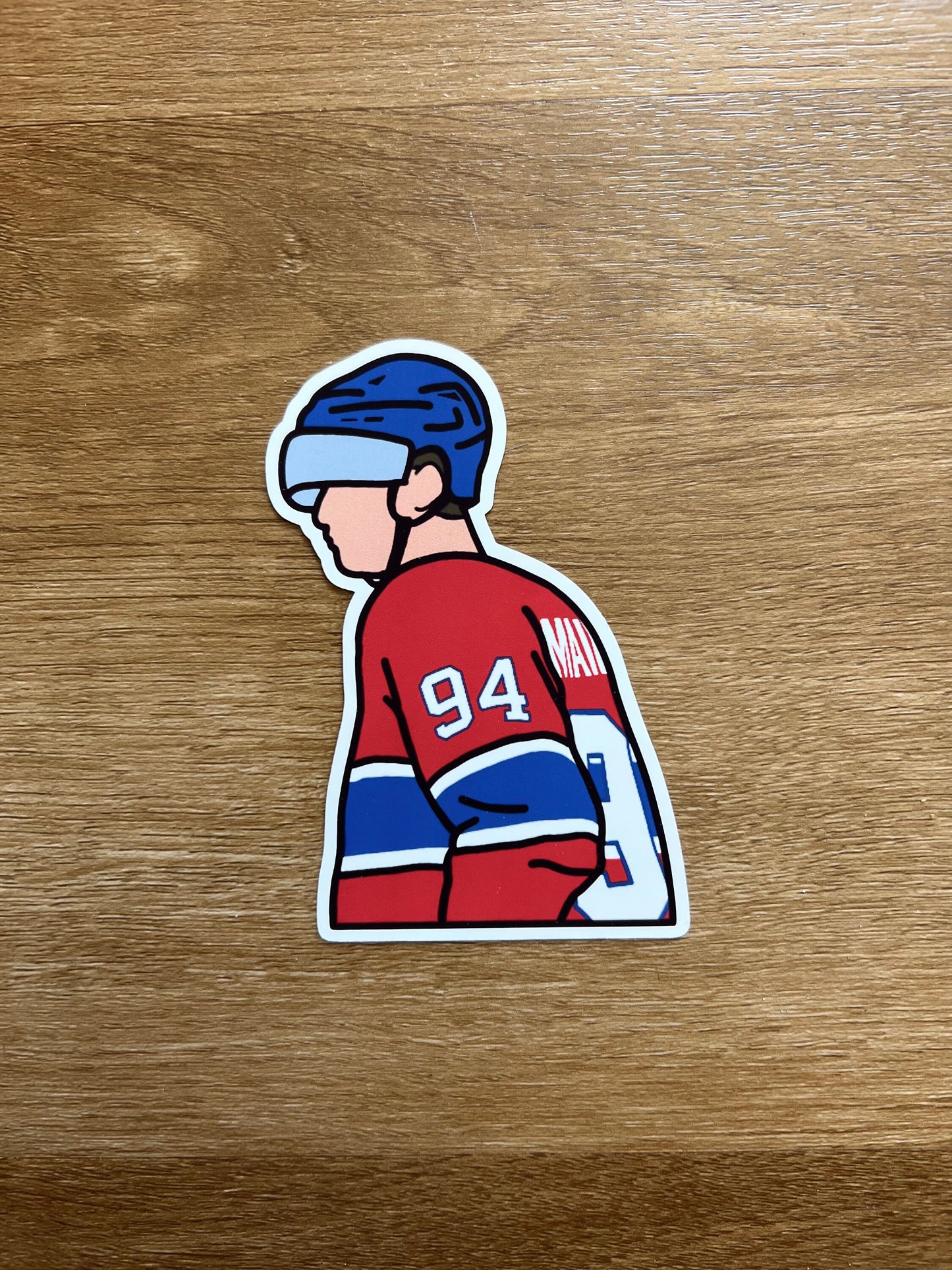 Montreal Canadiens - Logan Mailloux - Die Cut Sticker