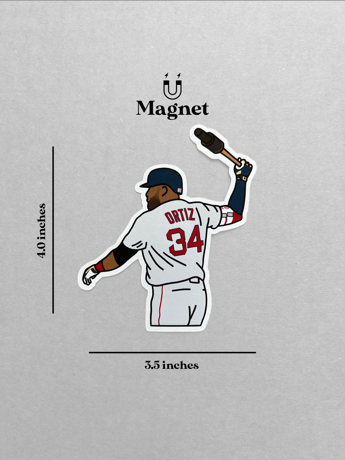 Boston Red Sox | David Ortiz | Fridge Magnet