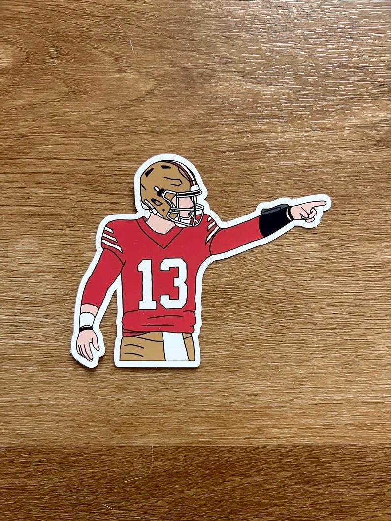 San Francisco 49ers - Brock Purdy - Die Cut Sticker