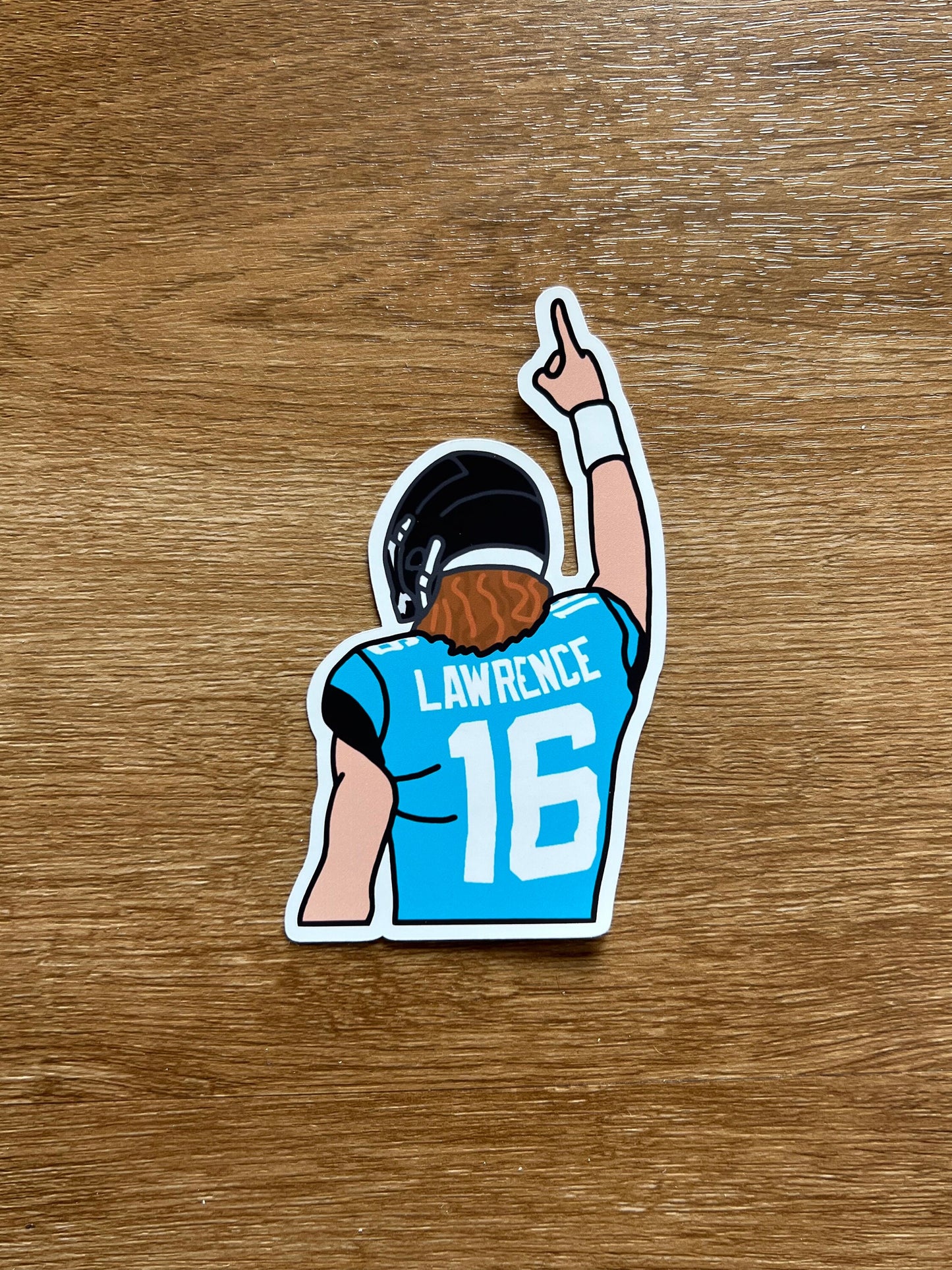 Jacksonville Jaguars - Trevor Lawrence - Die Cut Sticker