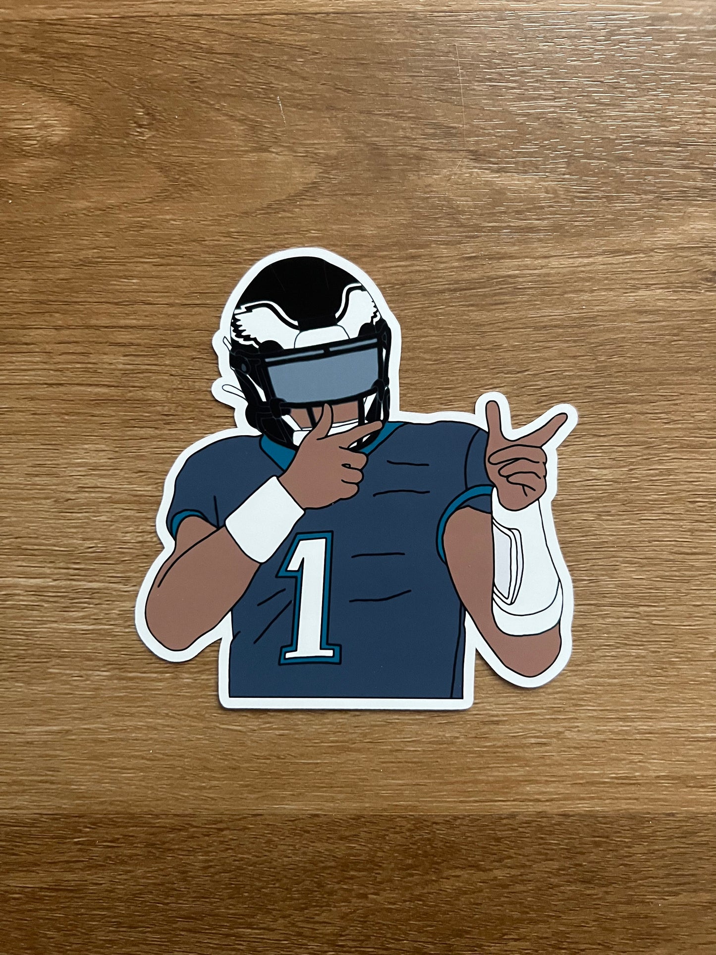 Philadelphia Eagles - Jalen Hurts - Die Cut Sticker
