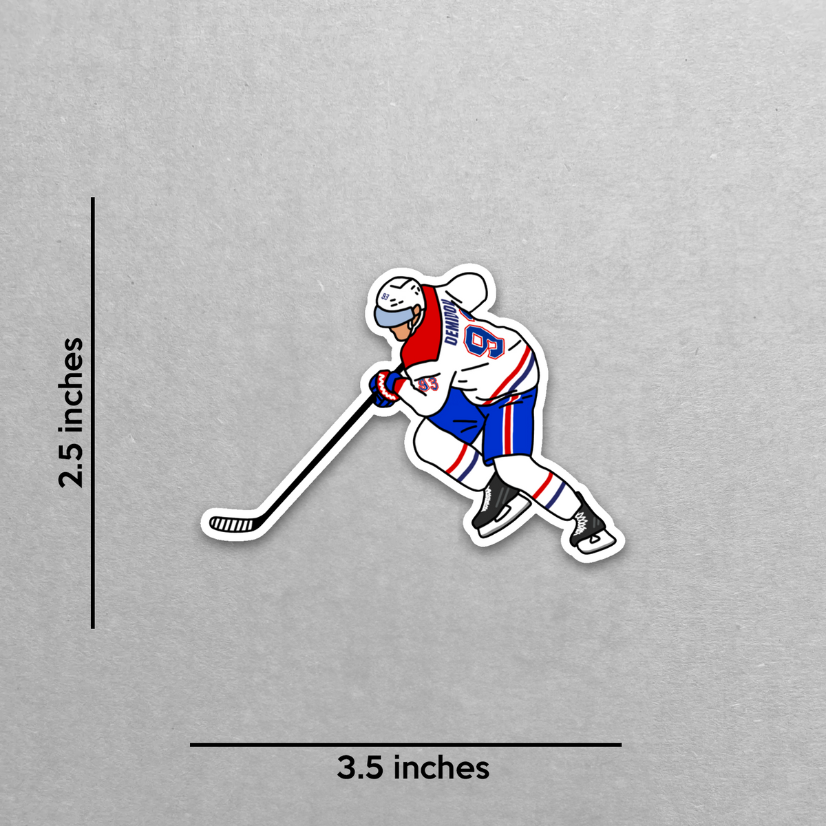Montreal Hockey - Ivan Demidov - Die Cut Sticker
