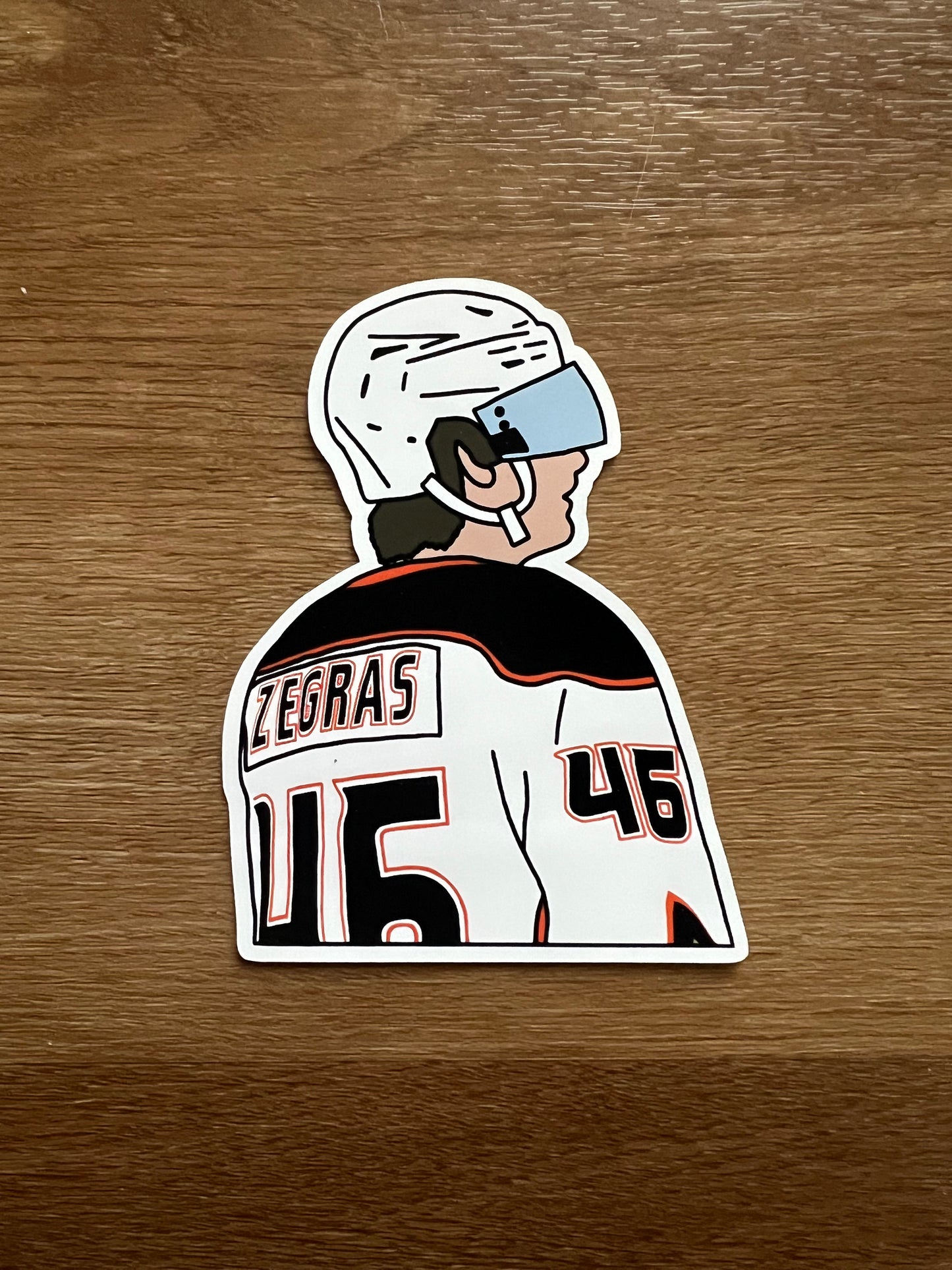Anaheim Ducks - Trevor Zegras - Die Cut Sticker