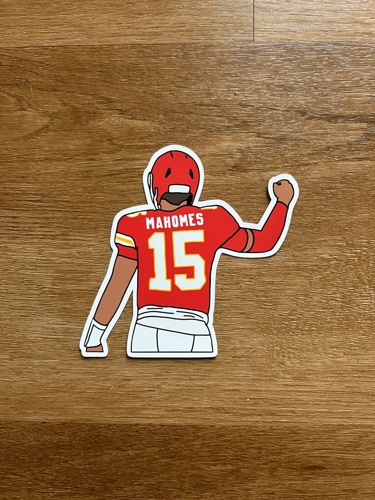 Kansas City Football - Patrick Mahomes - Die Cut Sticker