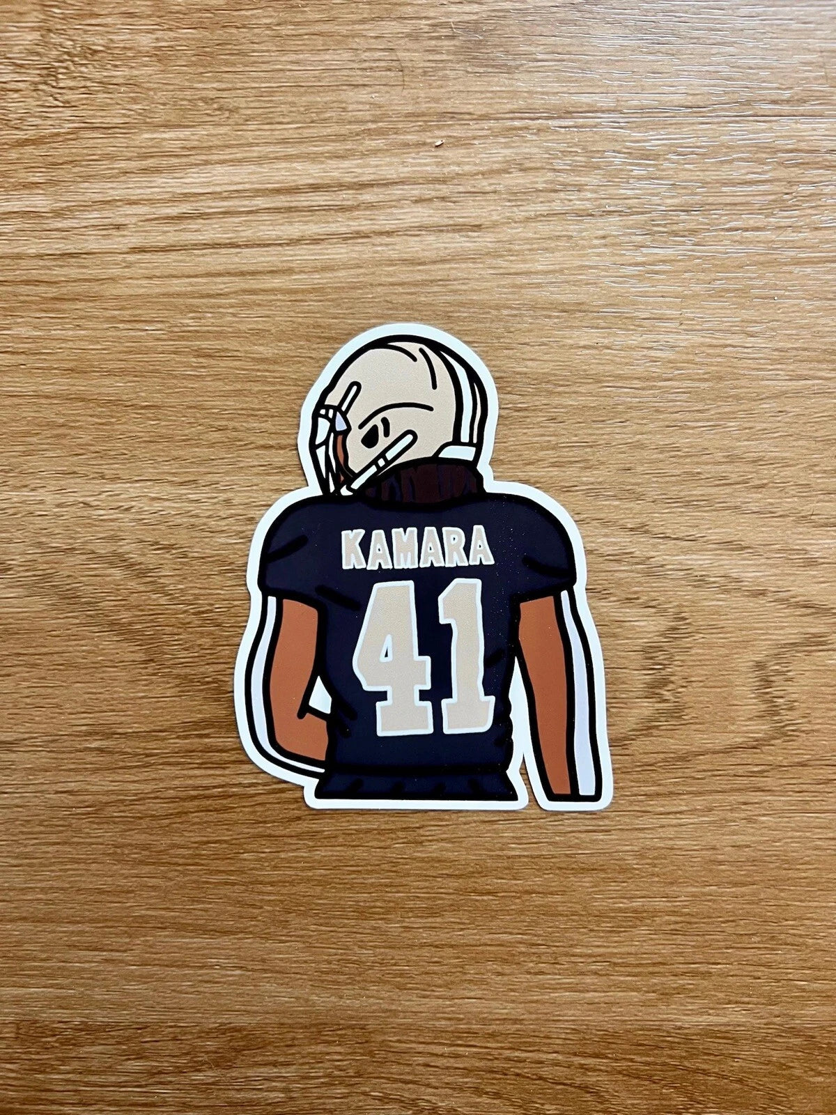 New Orleans Football - Alvin Kamara - Die Cut Sticker