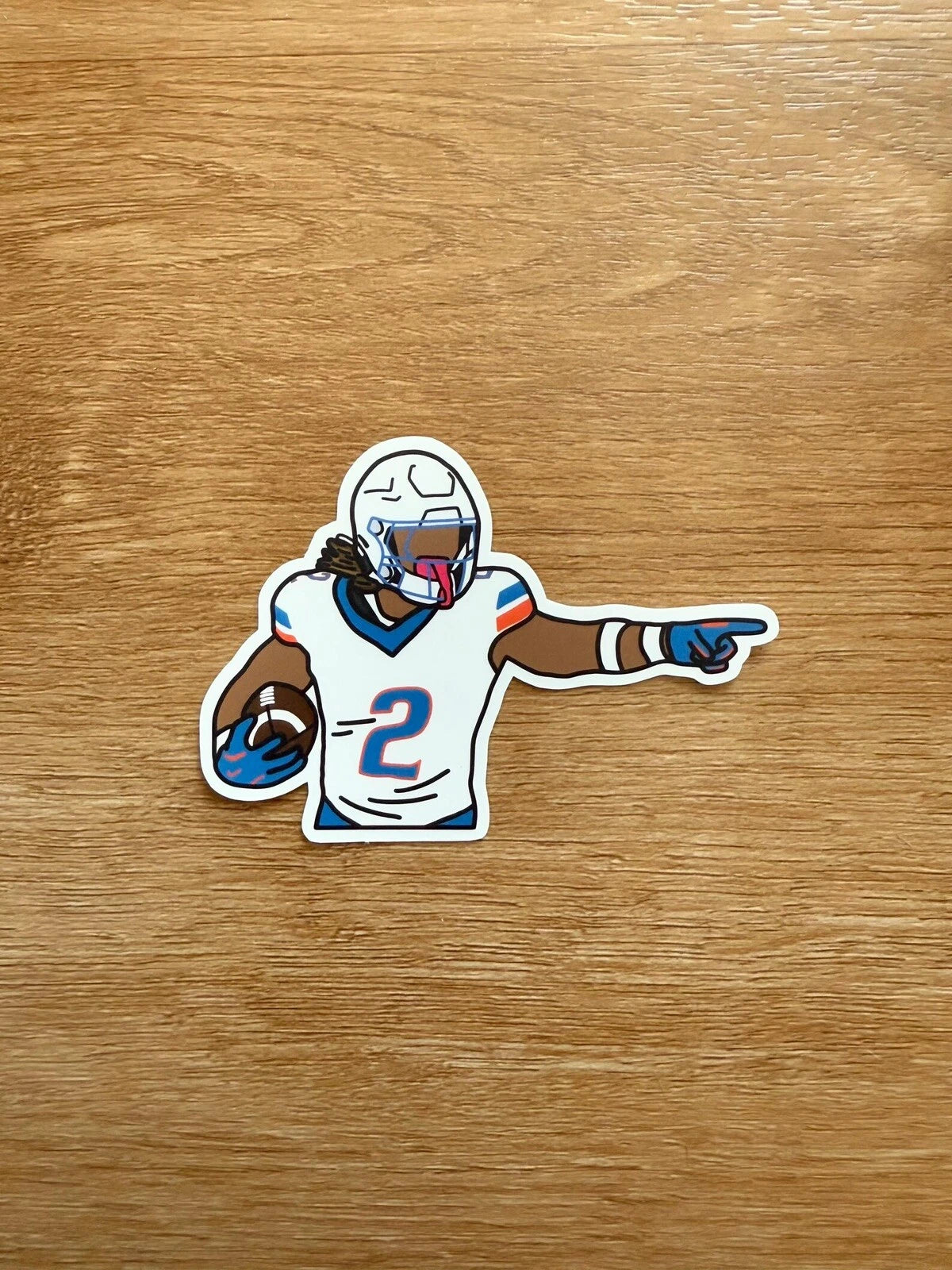 Boise State Football - Ashton Jeanty - Die Cut Sticker