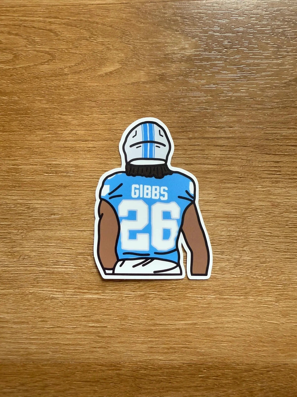 Detroit Football - Jahmyr Gibbs - Die Cut Sticker
