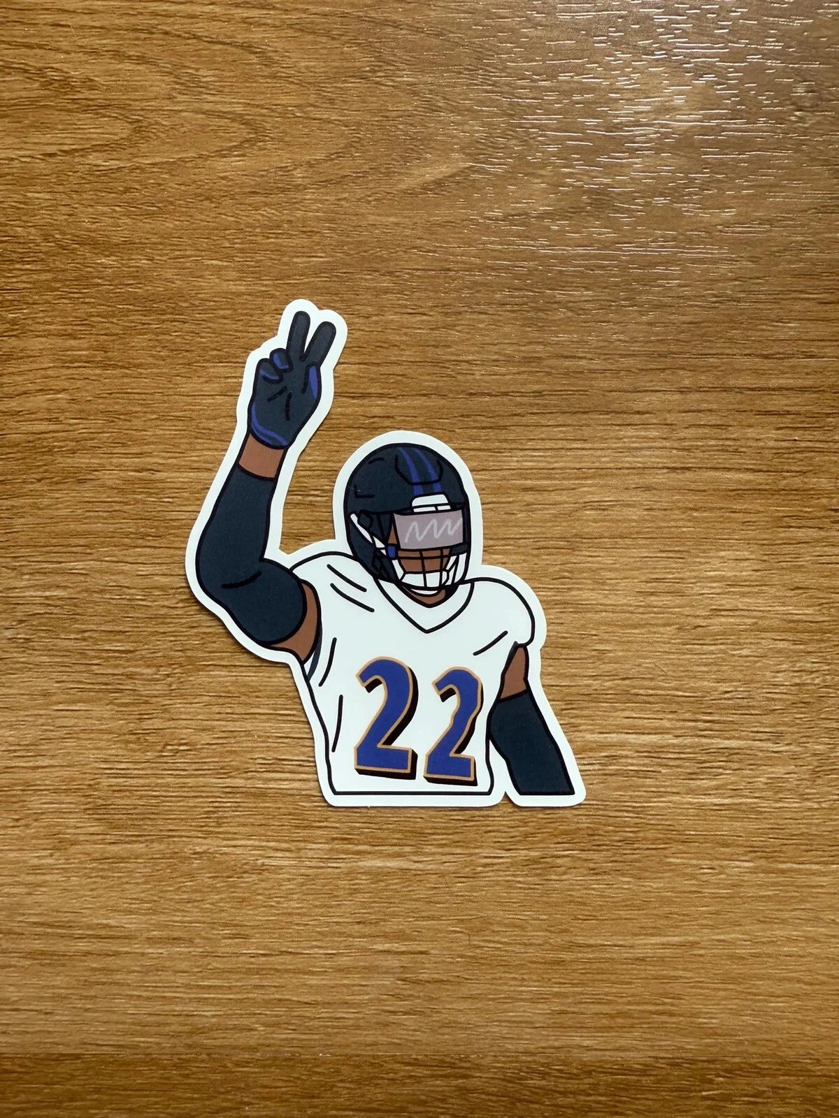 Baltimore Football - Derrick Henry - Die Cut Sticker