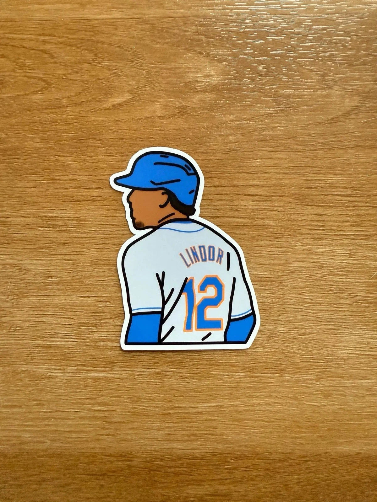 New York Baseball - Francisco Lindor - Die Cut Sticker