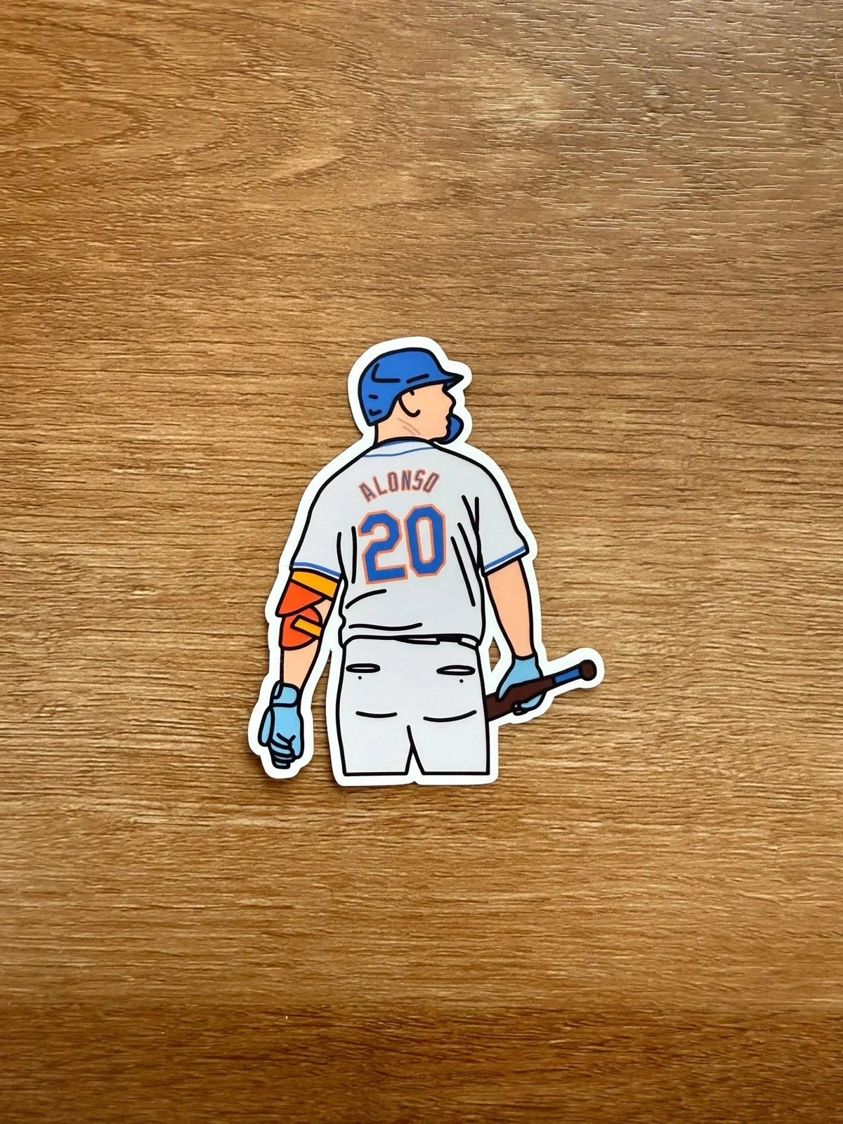 New York Baseball - Pete Alonso - Die Cut Sticker