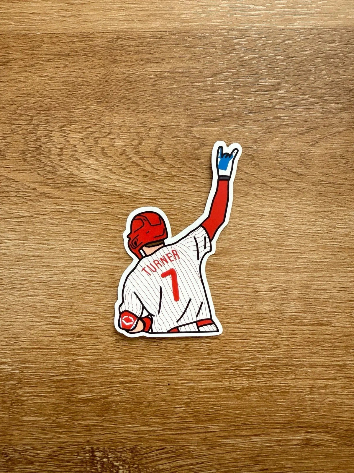 Philadelphia Baseball - Trea Turner - Die Cut Sticker