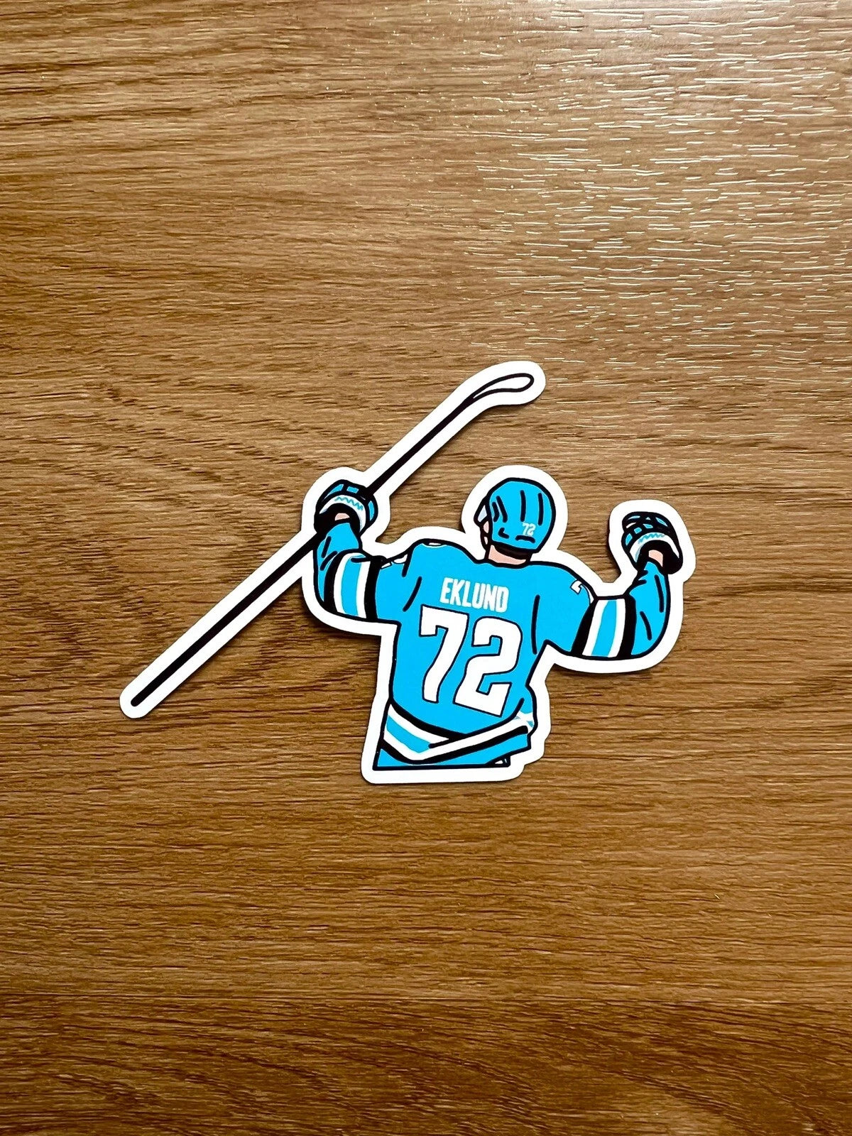 San Jose Hockey - William Eklund - Die Cut Sticker
