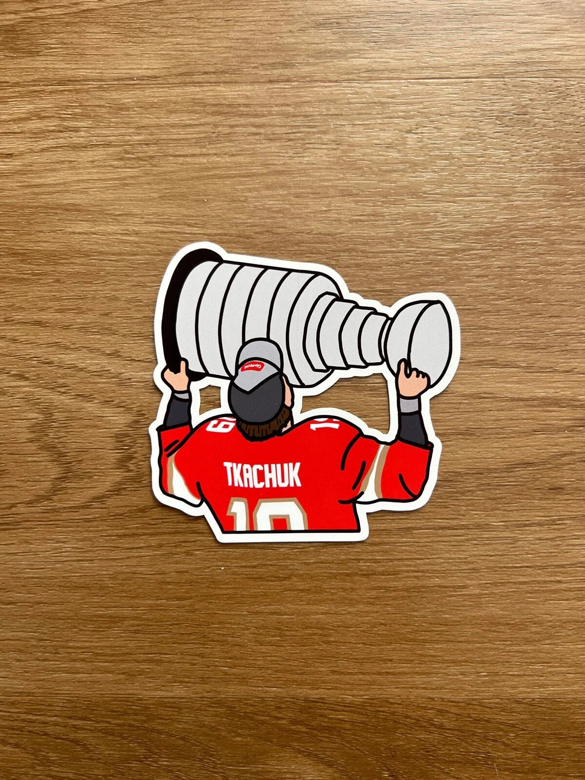 Florida Hockey - Matthew Tkachuk - Stanley Cup Die Cut Sticker
