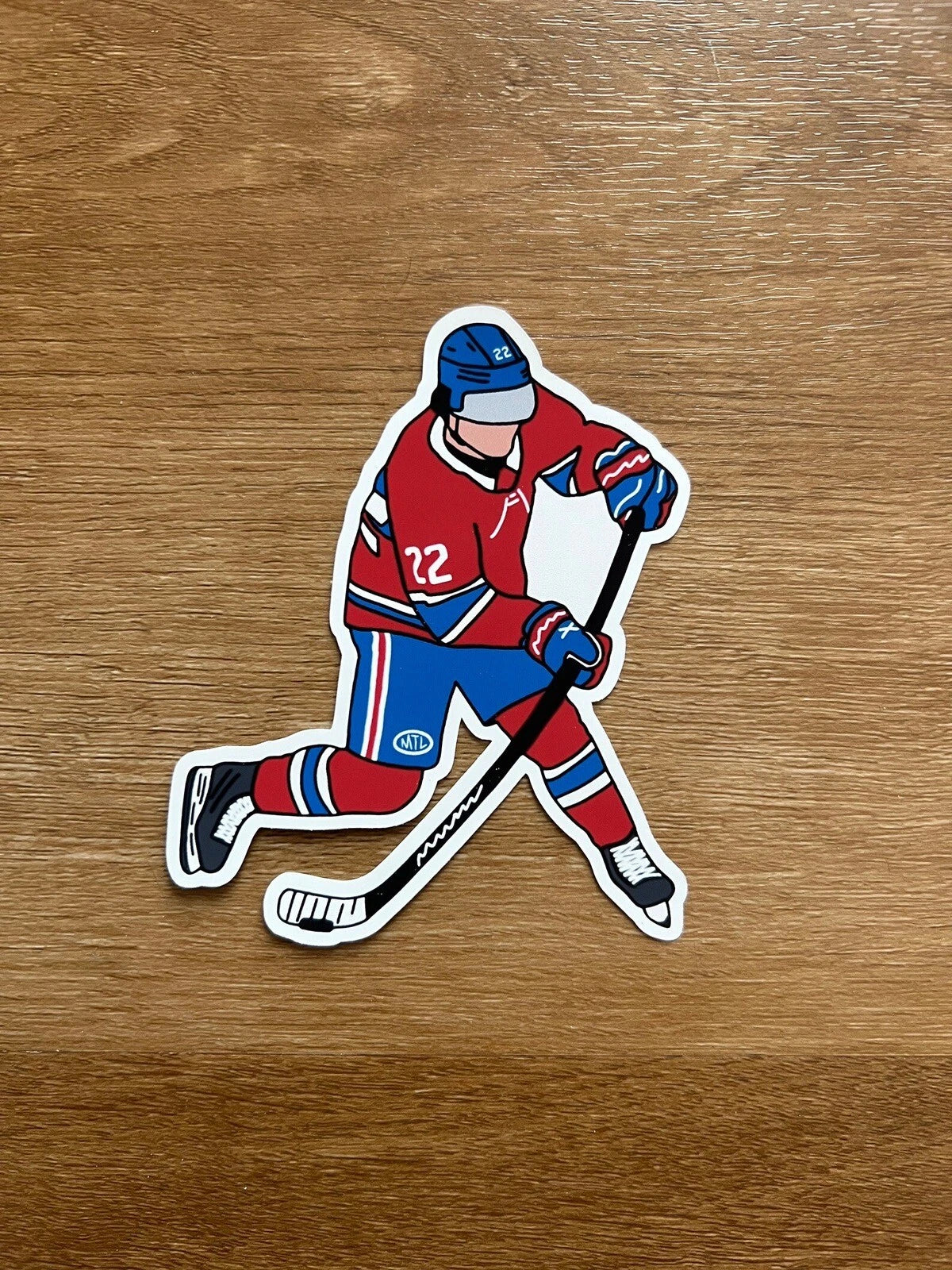 Montreal Hockey - Cole Caufield - Die Cut Sticker