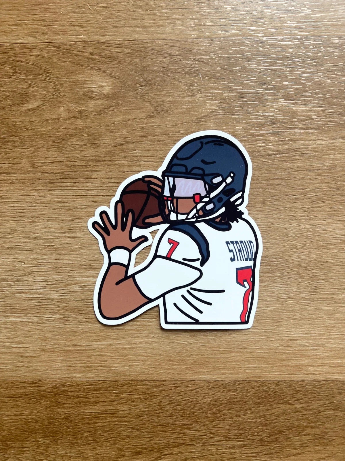 Houston Football - CJ Stroud - Die Cut Sticker
