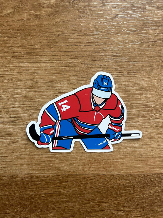 Montreal Canadiens - Nick Suzuki - Die Cut Sticker