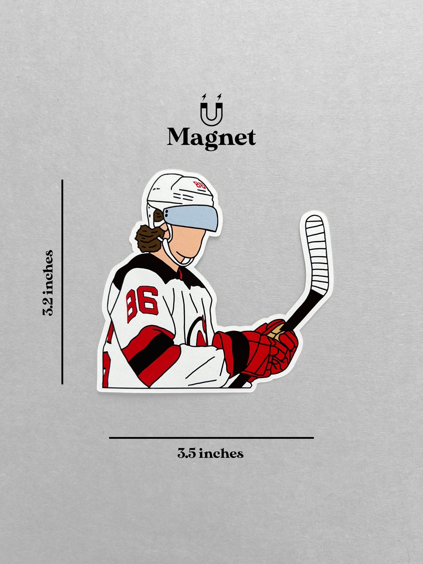 New Jersey Devils | Jack Hughes | Fridge Magnet