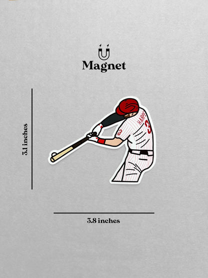 Philadelphia Phillies | Bryce Harper | Fridge Magnet