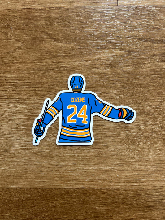 Buffalo Sabres - Dylan Cozens - Die Cut Sticker