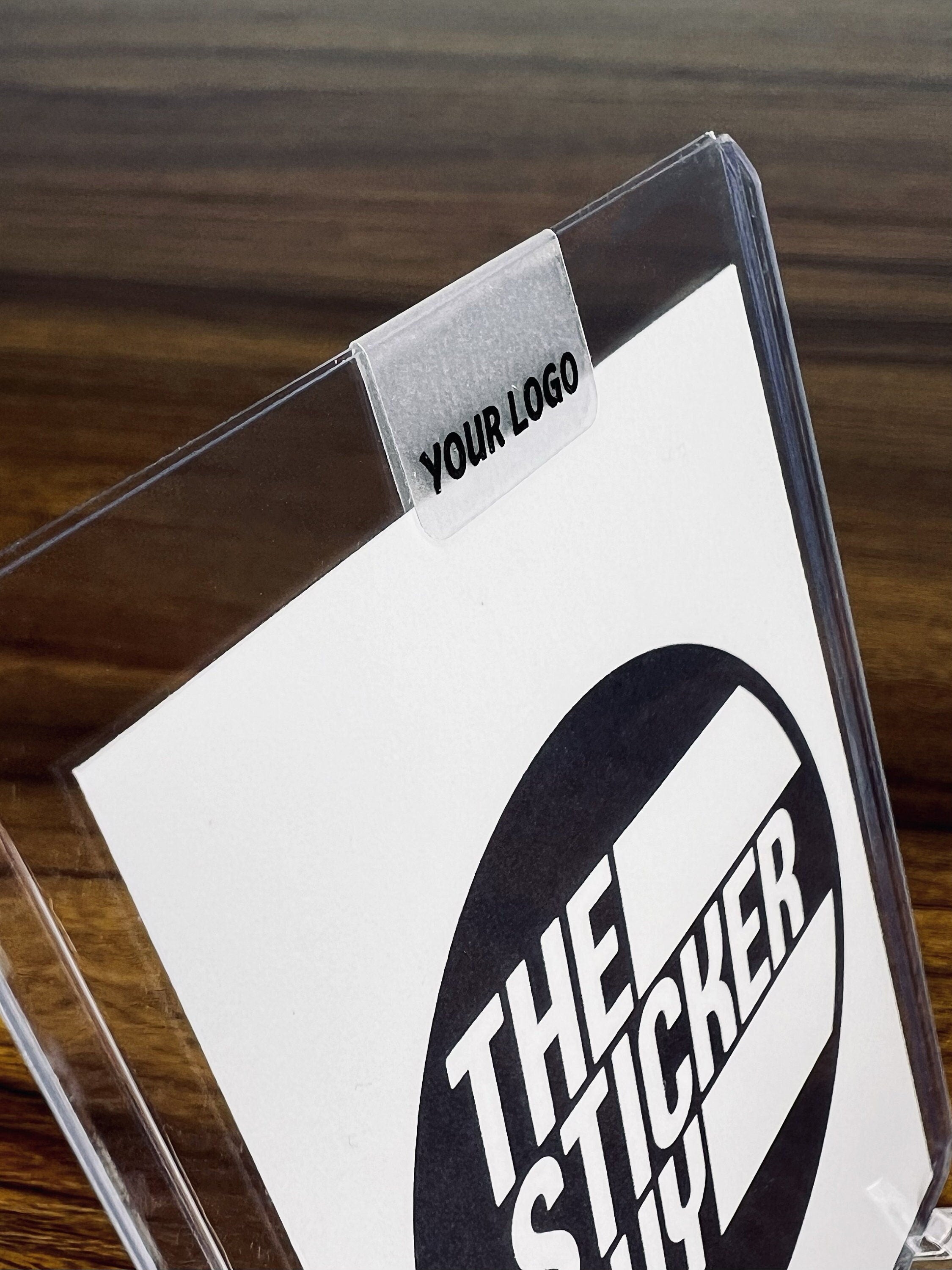 Top Loader Model Sticker Custom 35pt Top Loader Stickers (clear) - Pack of 72 – The Sticker Guy