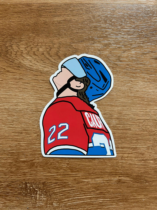Montreal Canadiens - Cole Caufield - Die Cut Stickers