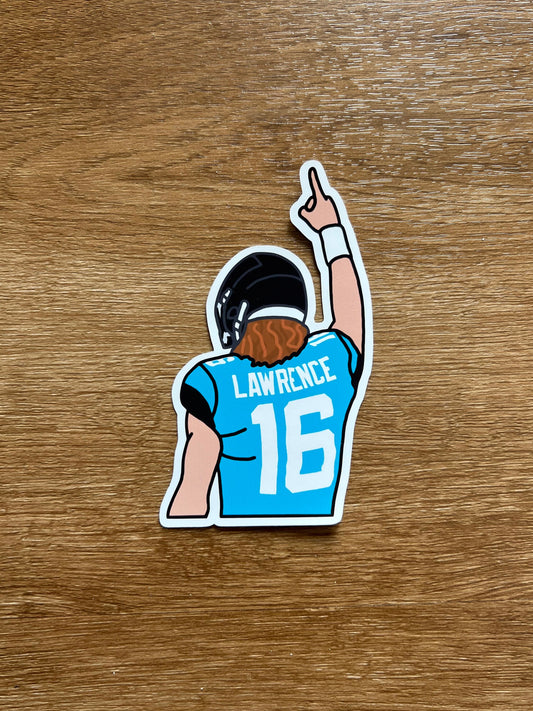 Jacksonville Jaguars - Trevor Lawrence - Die Cut Sticker