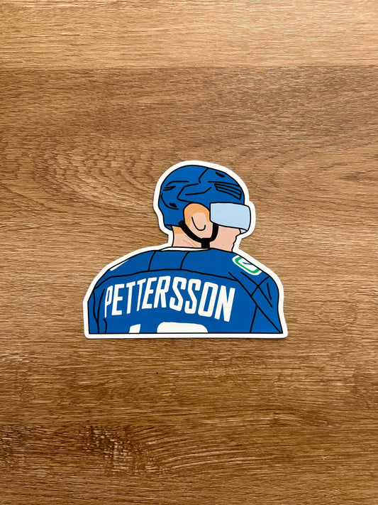 Vancouver Canucks - Elias Pettersson - Die Cut Sticker