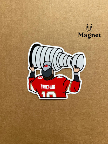 Florida Panthers | Matthew Tkachuk Stanley Cup | Fridge Magnet