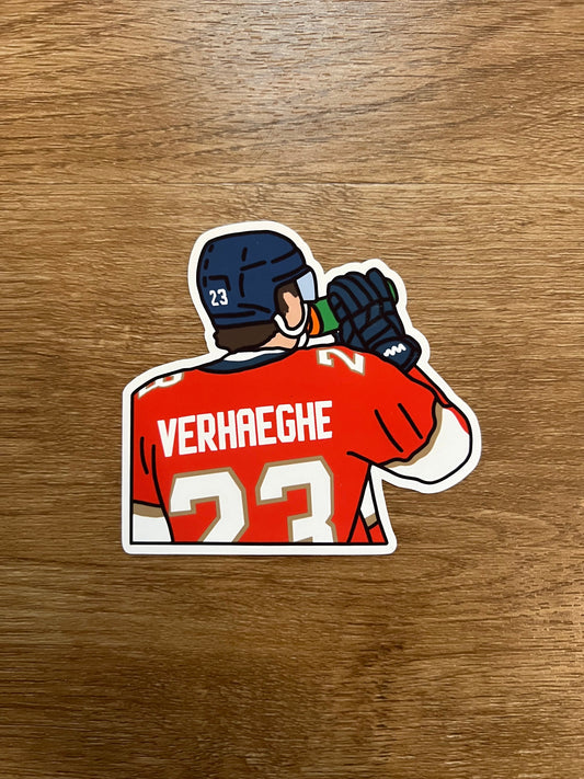 Florida Panthers - Carter Verhaeghe - Die Cut Sticker