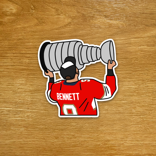 Florida Hockey - Sam Bennett - Stanley Cup Die Cut Sticker