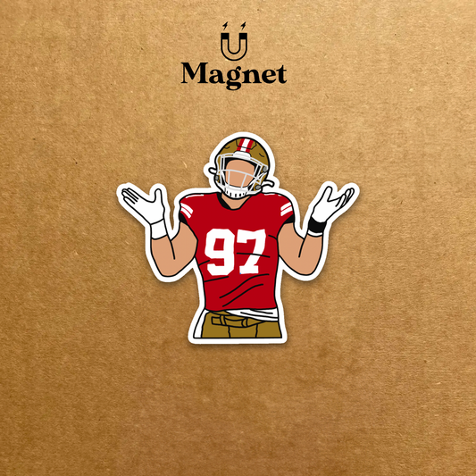 San Francisco 49ers |  Nick Bosa | Fridge Magnet