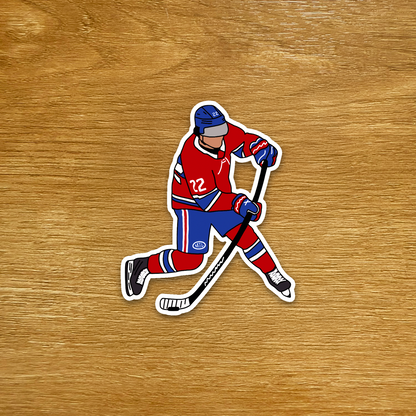 Montreal Hockey - Cole Caufield - Die Cut Sticker