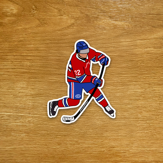 Montreal Hockey - Cole Caufield - Die Cut Sticker