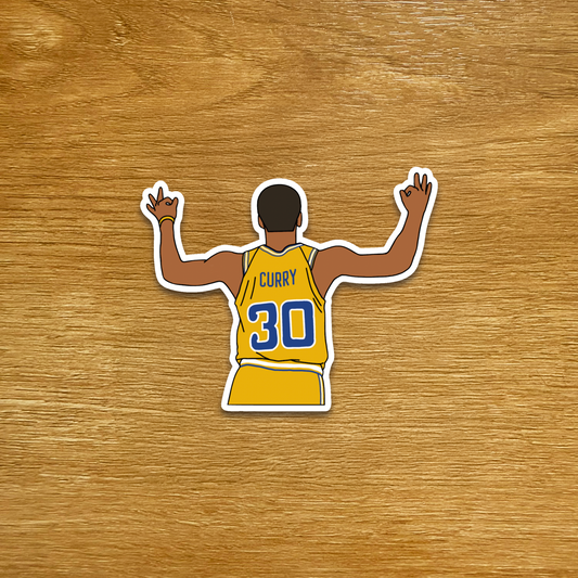 Golden State Basketball - Stephen Curry - Die Cut Sticker
