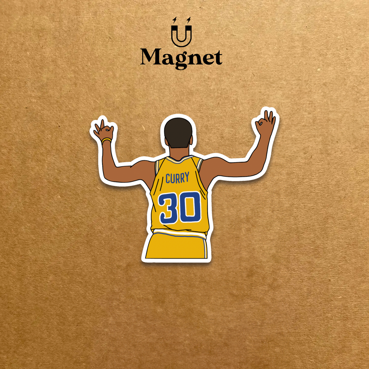 Golden State Basketball | Stephen Curry | Fridge Magnet