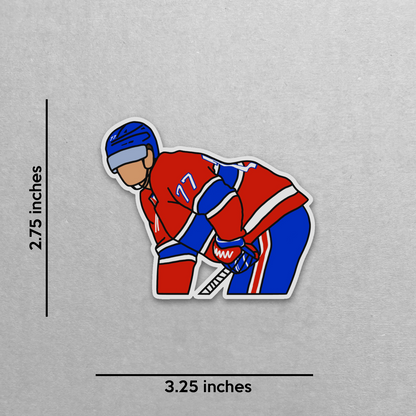 Montreal Hockey - Kirby Dach - Die Cut Sticker