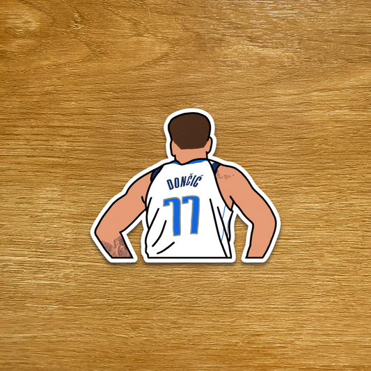 Dallas Mavericks - Luka Doncic - Die Cut Sticker