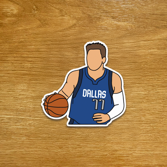 Dallas Mavericks - Luka Doncic - Die Cut Sticker
