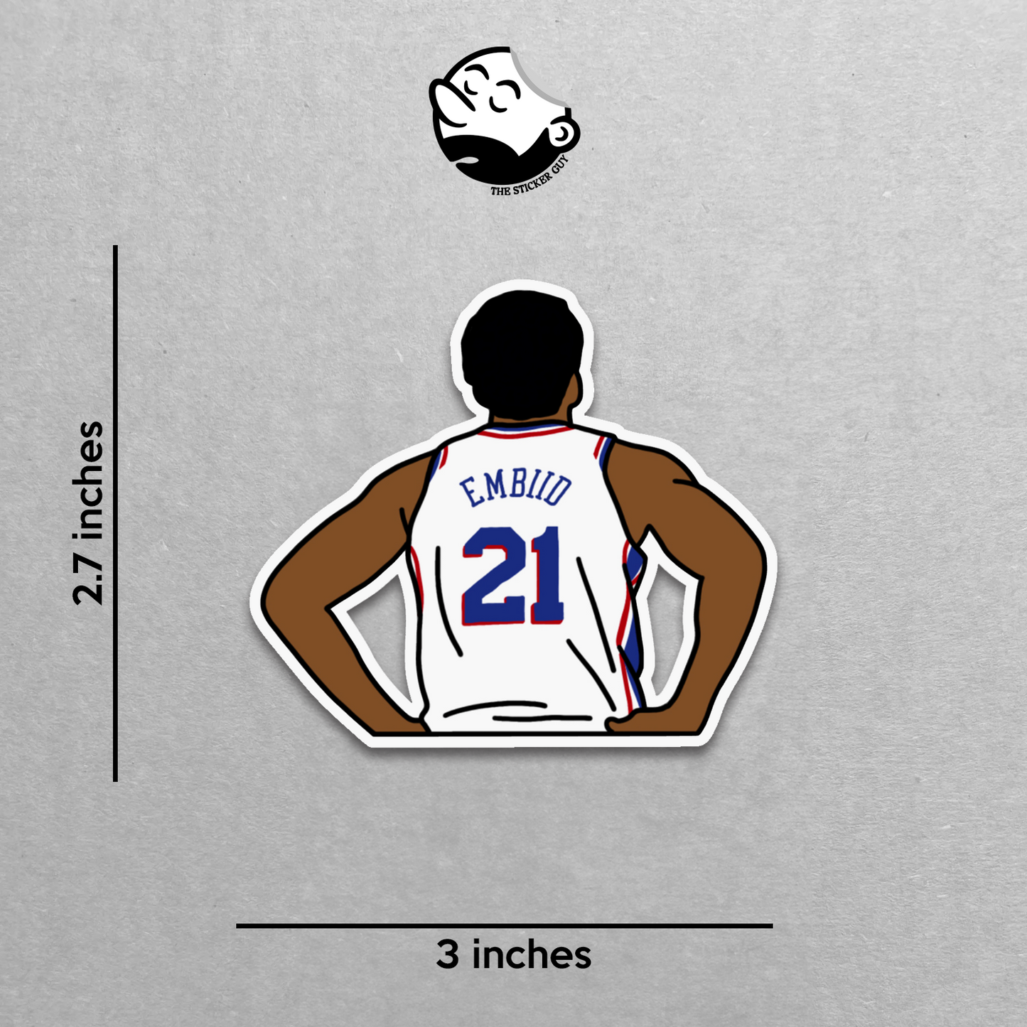 Philadelphia Basketball | Joel Embiid | Fridge Magnet