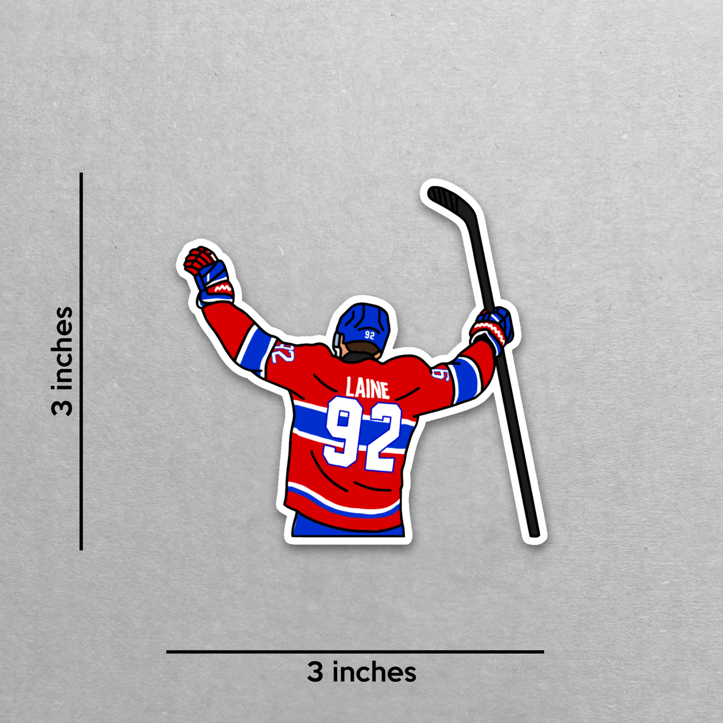 Montreal Hockey - Patrik Laine - Die Cut Sticker