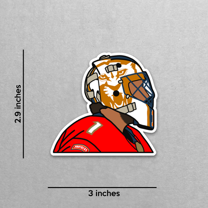 Florida Hockey - Roberto Luongo - Die Cut Sticker