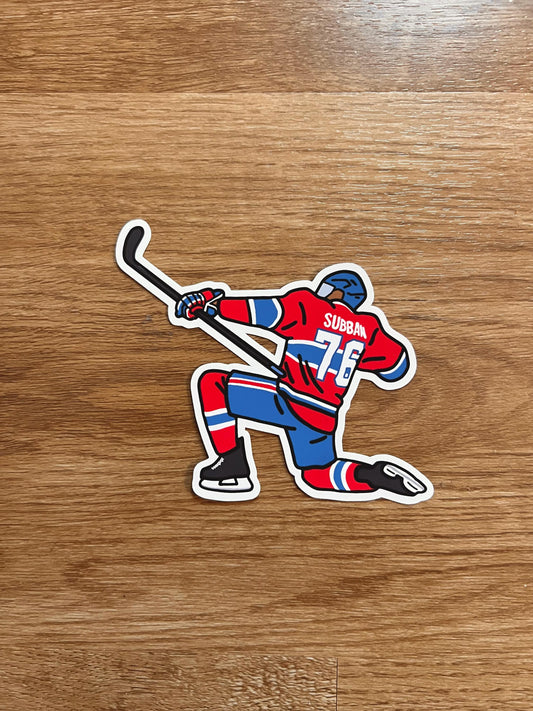 Montreal Canadiens - PK Subban - Die Cut Sticker