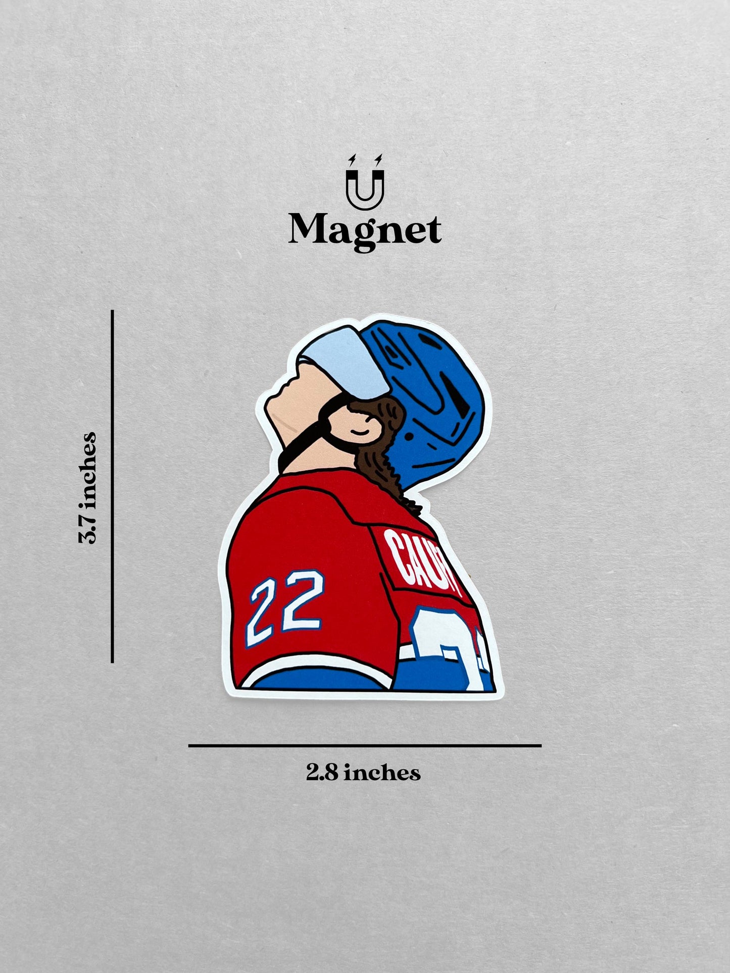 Montreal Canadiens | Cole Caufield | Fridge Magnet