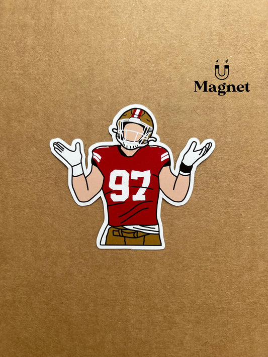 San Francisco 49ers |  Nick Bosa | Fridge Magnet