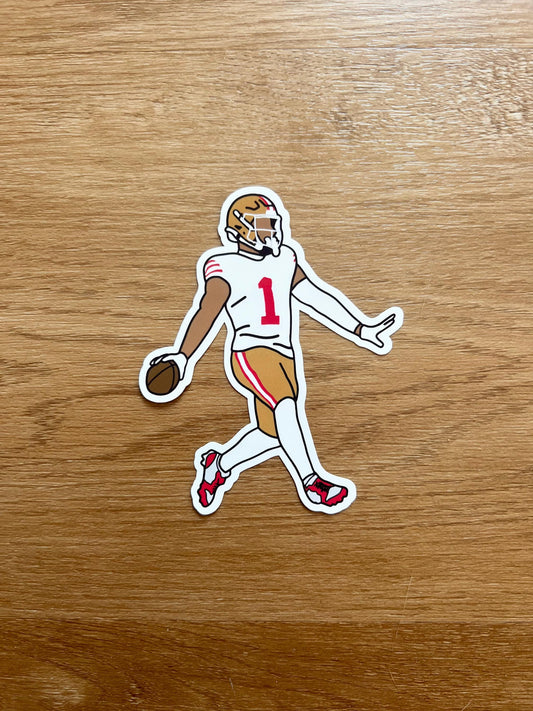 San Francisco 49ers - Deebo Samuel - Die Cut Sticker