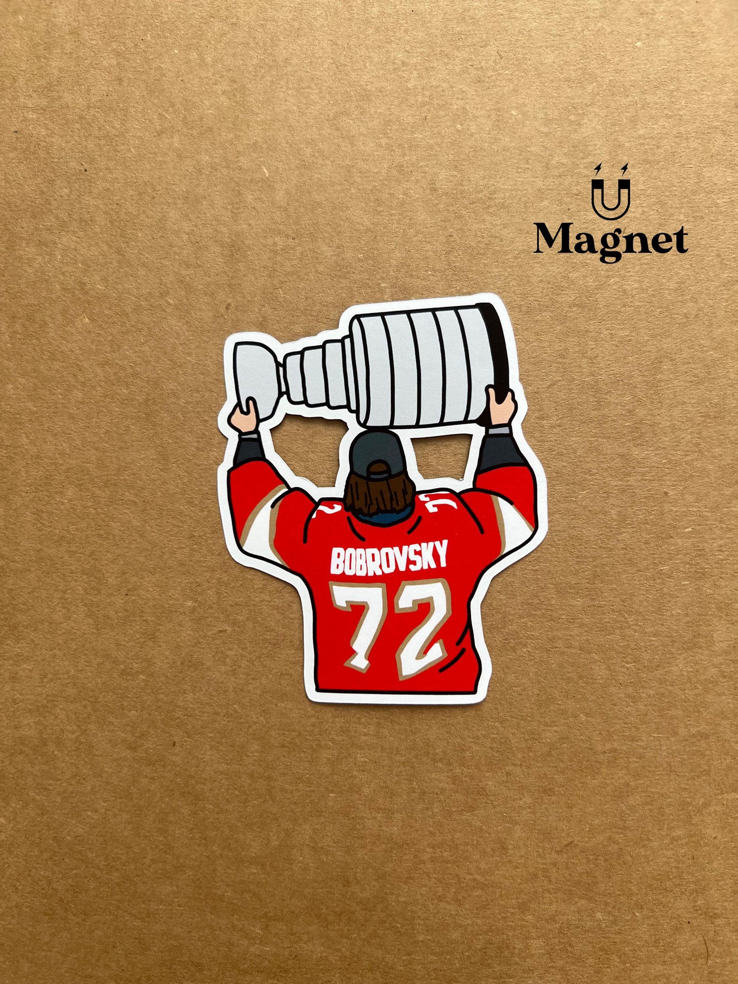 Florida Panthers | Sergei Bobrovsky Stanley Cup | Fridge Magnet