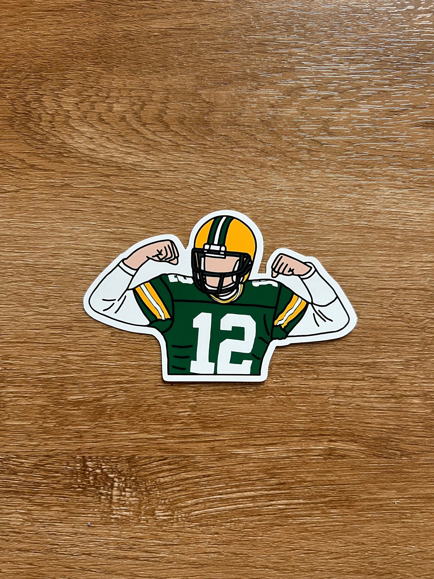 Green Bay Packers - Aaron Rodgers - Die Cut Sticker