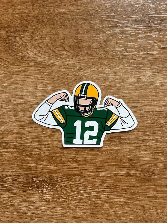 Green Bay Packers - Aaron Rodgers - Die Cut Sticker