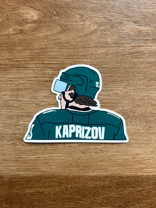 Minnesota Wild - Kirill Kaprizov - Die Cut Sticker
