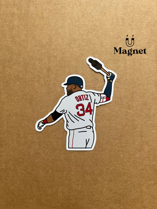 Boston Red Sox | David Ortiz | Fridge Magnet